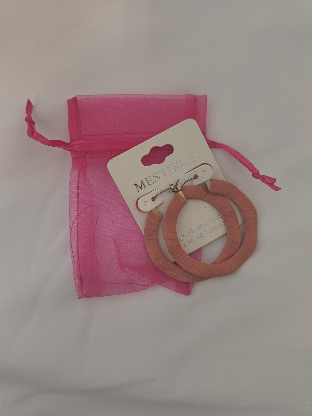 Mestere Coral Hoop Earrings